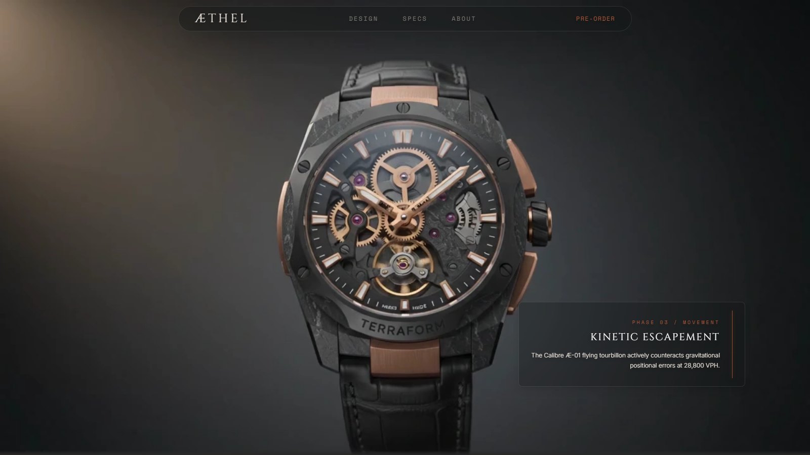 ÆTHEL — Lancement d’une montre de luxe
