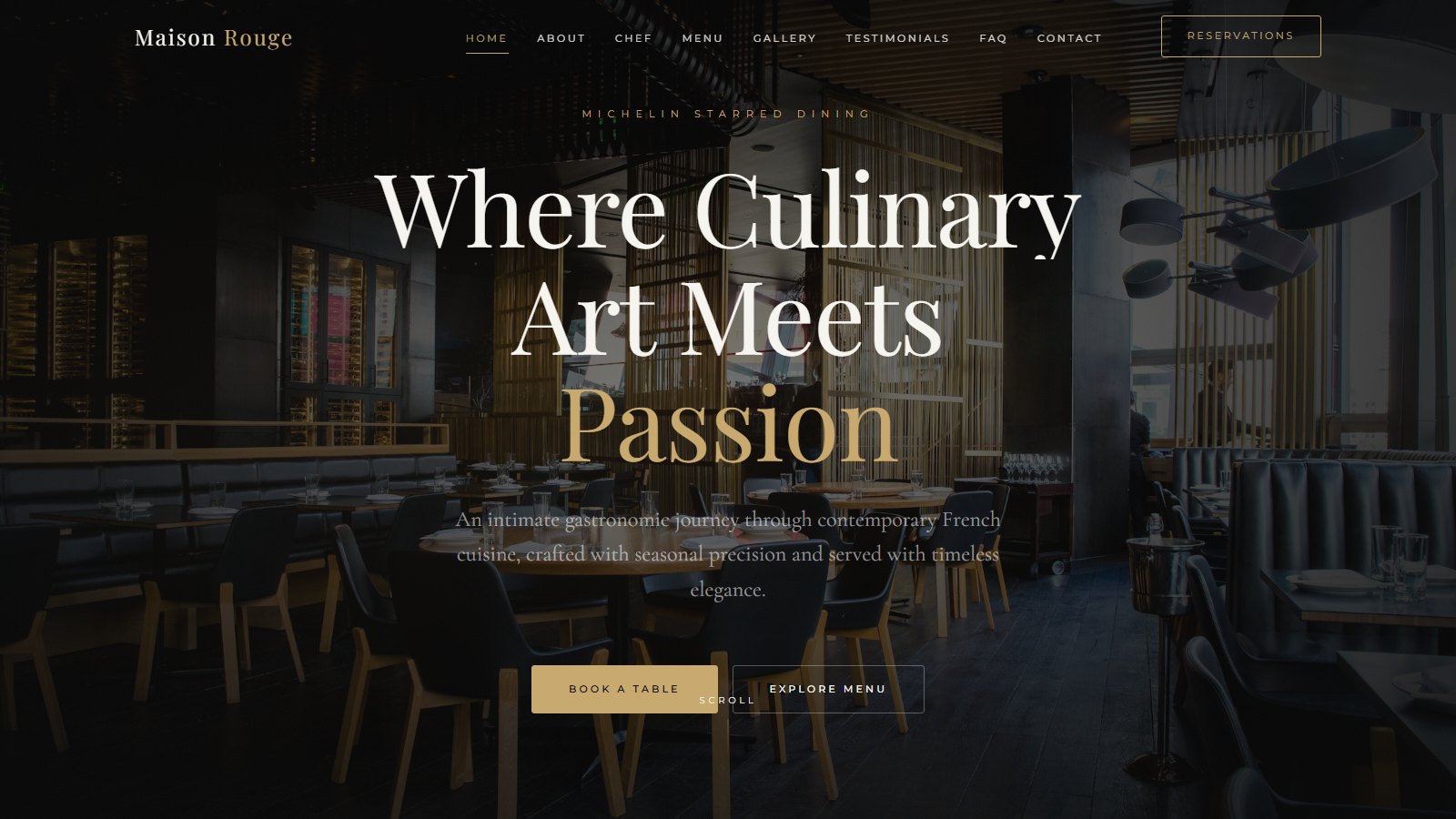 Maison Rouge — Restaurant gastronomique